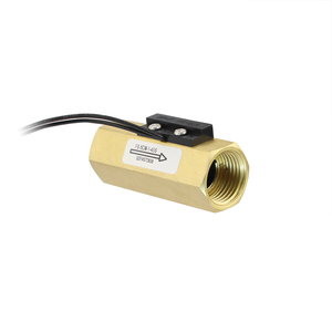 Sensor de Flujo de Agua en Línea de Latón FS-5CM-1.4SS para Monitoreo de Bombas y Tuberías - Product Image 2