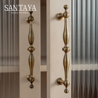 Gagang Kuningan Antik Santaya, Liontin Perunggu, Gagang Lemari, Kenop Laci, Gagang Lemari Dapur, Gagang Furnitur Tembaga