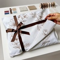 Sacs en tissu personnalisés biodégradables en coton pour vêtements, pochettes enveloppe, sacs cadeaux haut de gamme pour vêtements, sacs anti-poussière pour vêtements
