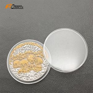 Bonne <span class=keywords><strong>chance</strong></span> têtes queues Vintage Hobo argent planté pièce défi pièce expédition rapide - Product Image 4