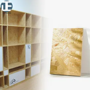 Alto módulo de ruptura 1250*2500 madera OSB 9mm 25mm tablero de hilo orientado para cajas de almacenamiento