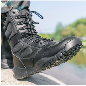 Botas Ligeras Negras para Hombre DFLJ01, con Cierre Lateral, para Trabajo en Exteriores, Promoción de Stock - Product Image 5