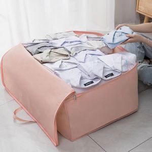 Wholesale <b>Heavy</b> Duty Large Size Quilt <b>Blanket</b> Storage Bag Wardrobe Clothes Dust Proof Fabric with Sewing Technics - Product Image 3