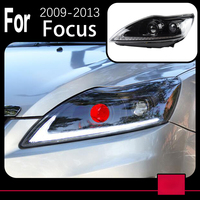 Accesorios para Automóviles, Faros Delanteros LED para Ford Focus 2009-2011, Faros Delanteros LED Dinámicos con Señalización LED DRL HID Bi Xenón