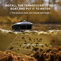 Détecteur de poissons à distance LUCKY, sonar sans fil 30 mètres avec imagerie HD, étanche IP68, batterie au lithium, modèle FF718LiC-WL