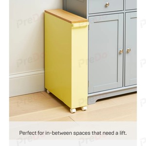 ชั้นวางของในครัว <span class=keywords><strong>Predo</strong></span> สไตล์ยุโรปแบบมินิมอล ชั้นวางของแคบหลายชั้น แบบกึ่งปิด ประหยัดพื้นที่ วัสดุโลหะ ประกอบง่าย - Product Image 3