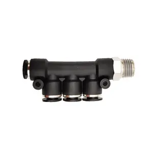 MPKD series 4/6/8 /10/12 mm Quick Release Pneumatic Connectors Air Line Fittings for 1/8 1/4 1/2 3/8 thread