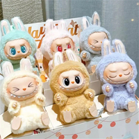 Gros nouveau POP Mart 100% Original avoir un ensemble série boîte Macron V2 Labubu boîte aveugle figurine jouets