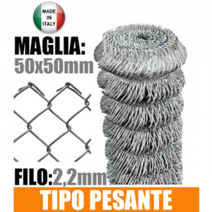 Rotolo di Rete Metallica Zincata Resistente da 25m, Maglia Larga 125 cm per Prodotti di Recinzione - Product Image 1