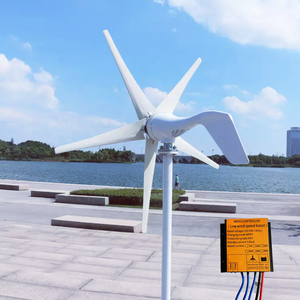 เครื่องกำเนิดไฟฟ้าพลังงานลมแบบไฮบริด ELEGE Home Horizontal Wind 1KW พร้อมตัวควบคุม  ใบพัดขนาดเส้นผ่านศูนย์กลาง 1.3 เมตร  แรงดันขาออก 12V/24V/48V รุ่น Elege-A1 Wind Turbi - Product Image 1