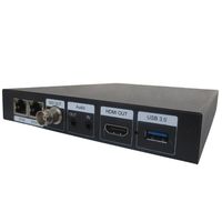 Decodificador de Transmisión en Vivo de Audio y Video SDI de 2 Canales H.264 H.265 para Equipos de Radio y Televisión