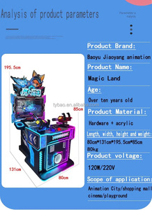 Công viên giải trí 32 inch giải trí hai người chơi bắn máy <span class=keywords><strong>Arcade</strong></span> nhà máy bán hàng trực tiếp trò chơi vận hành bằng tiền xu cho trẻ em - Product Image 5