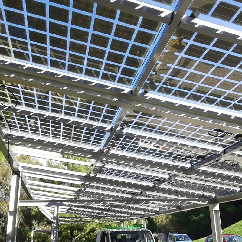 600W Kualitas Tinggi Cigs Mono Fotovoltaik Bipv Transparan Silikon Amorf Kaca Ganda Panel Surya 66W