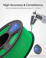 Filamen ELEGOO Rapid PETG 1.75mm Presisi Tinggi Hitam 1KG untuk Printer 3D & Pena 3D +/-0.02mm Kondisi Baru