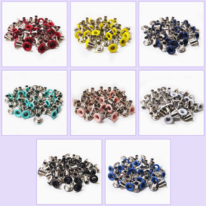 Œillets en cuivre colorés de 2 mm, ronds et plaqués, pour chaussures, sacs, accessoires de bricolage - Product Image 1