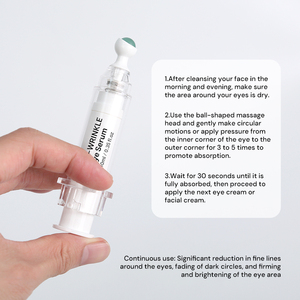 Sérum Contour des Yeux Anti-Rides Personnalisé OEM avec Tête <span class=keywords><strong>de</strong></span> Massage à Billes, Raffermissant, Liftant, Anti-Cernes, Vitamine C, Acide Hyaluronique, Marque Privée - Product Image 5