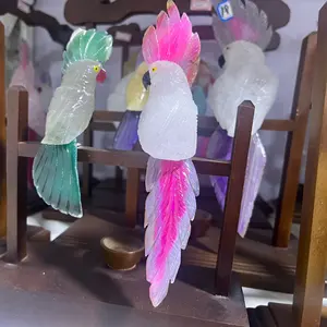 High-quality crystal bird as decoration