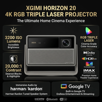 Projecteur laser RGB XGIMI Horizon 20 3200lm 4K pour cinéma maison, compatible Google TV, pour visionnage IMAX, vidéoprojecteur intelligent portable