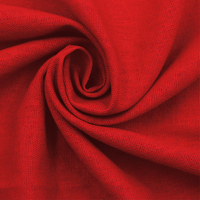 Tissu fin en lin et coton teint uni 175 g/m² pour vêtements et pantalons, prix abordable, fabricant de Guangzhou