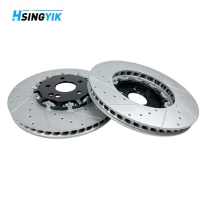 Pièces détachées de voiture Racing <span class=keywords><strong>Break</strong></span> Pads Disques de frein flottants Rotors pour Mercedes A45 CLA45 <span class=keywords><strong>AMG</strong></span> 350MM - Product Image 2
