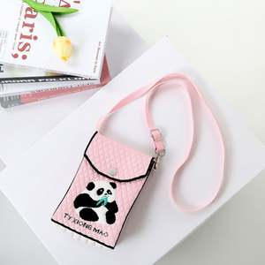 Carino e alla moda Mini borsa a maglia-borsa tascabile per telefono a mano borsa a tracolla per studente - Product Image 6