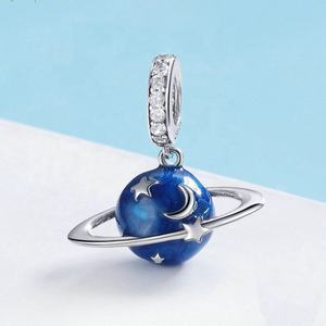 925 Sterling Silver DIY Bracelet Ensemble Voyage Série Bijoux <span class=keywords><strong>De</strong></span> Mode Montgolfière Charme <span class=keywords><strong>Lunette</strong></span> Réglage Zircon Incrustation pour Cadeau - Product Image 3