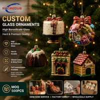 Fournisseur en gros de décorations de Noël en verre, bonbons et confiseries, sucettes peintes à la main, décorations d'hiver, coffret cadeau en borosilicate