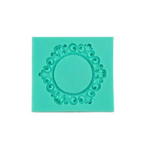 Barocco di Scorrimento Sollievo Confine Stampo In Silicone FAI DA TE Retro Cornice Del Silicone Del Fondente Che Decora Muffa Della Torta Della Muffa - Product Image 6