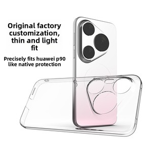 Coque souple transparente en TPU pour <span class=keywords><strong>Huawei</strong></span> P70 P80 P90, design créatif minimaliste, anti-chute, protection contre les chocs - Product Image 2
