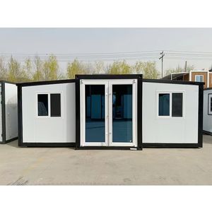 Container Abitativo Modulare Prefabbricato da 20 Piedi Flat-Pack Spogliatoio Prefabbricato per Ufficio Camera da Letto Villa o Hotel - Product Image 1