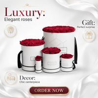 Boîte ronde en carton de luxe de haute qualité avec logo, boîte ronde pour fleurs, boîte ronde pour fleurs