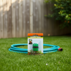 Connettore per tubo dell'acqua da giardino in plastica verde, 12 pezzi, per collegamento al tubo da giardino - Product Image 3