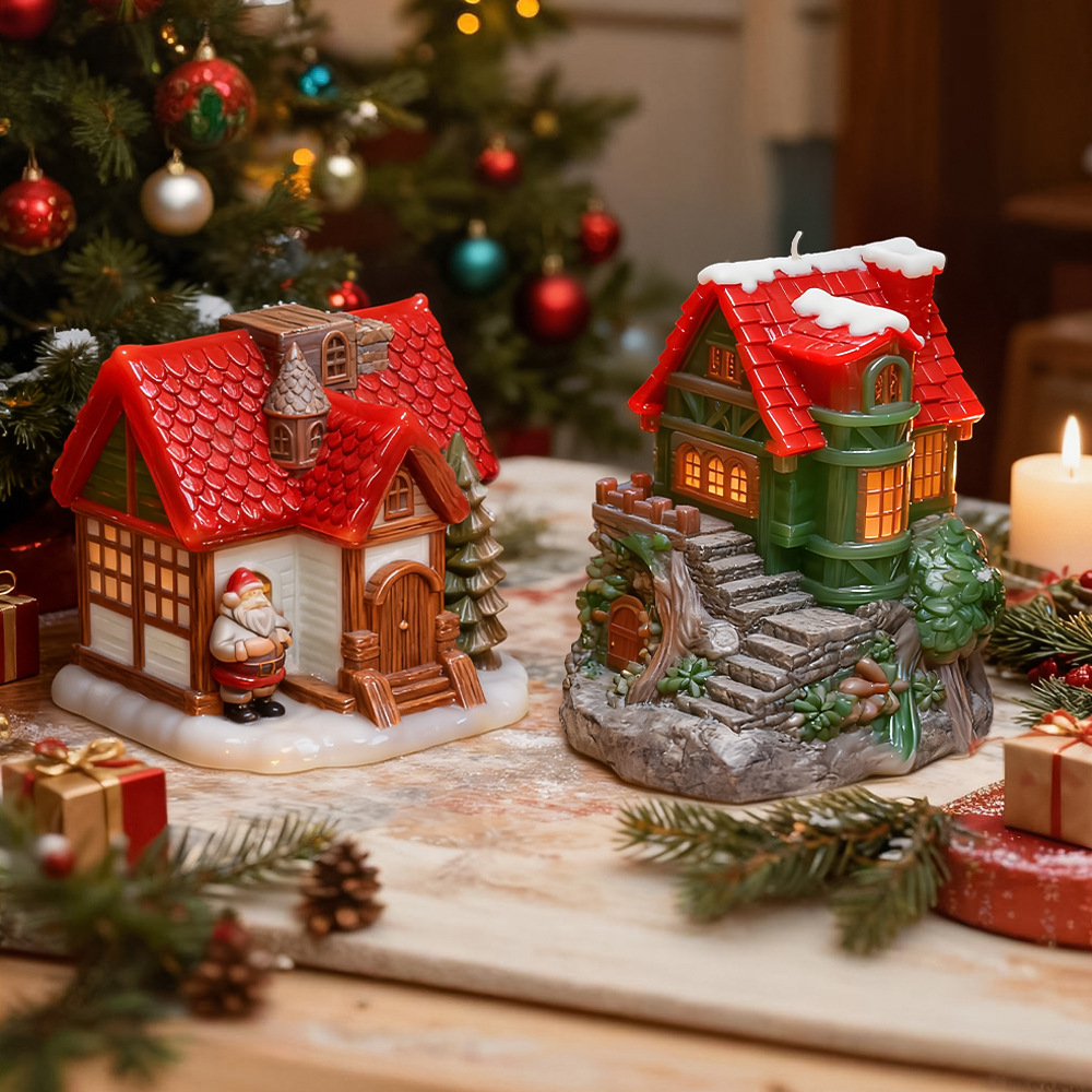 Moules Silicone Bougies Noël – Formes Boule & Arbre De Noël Pour Bougies Parfumées, Savons, Résine & Décorations Festives