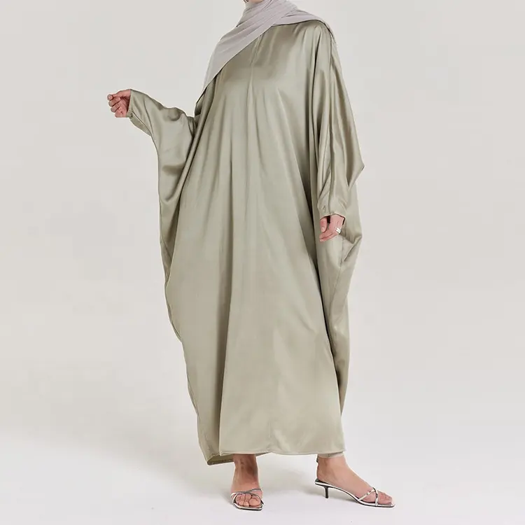 Оптовая продажа, элегантное мусульманское платье из Абайи для девочек, женское хлопковое льняное платье с длинным рукавом, роскошные скромные платья из Дубая, Турции, макси