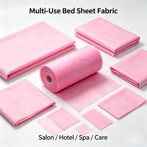Rollo de Tela No Tejida Rosa SMS para Sábanas Desechables, Masajes, Uso en Hoteles y Spas - Product Image 3