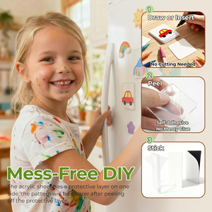 Imanes Acrílicos Transparentes y Duraderos para Refrigerador, Marcos Magnéticos para Fotos, Láminas Magnéticas, Muestra Disponible, Empaque Personalizado, Venta al por Mayor - Product Image 4