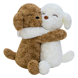 Cute Couple Hugging Dog <b>Stuffed</b> PP Cotton <b>Soft</b> Plush <b>Toys</b> Small Dog Dolls Kids Birthday Sleeping Pillow Valentine's Gift - Product Image 6