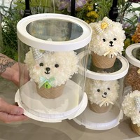 Preisgünstige Geschenk-Konservierte Blumenpuppe Hortensie Rose Ewig Haltbar Umweltfreundlich für Geburtstag Muttertag Abschlussfeier