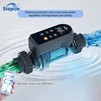 Chlorinateur au sel pour piscine certifié ETL/CE/FC/RoHS, plaque en titane ABS, autonettoyant, contrôlé par application WiFi, capacité personnalisable