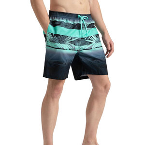 Shorts de bain pour hommes, style le plus récent, service OEM, sur mesure, taille élastique, polyester/nylon, couleur unie, séchage rapide, doux et respirant - Product Image 4