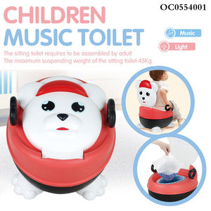 Siège de toilette pour bébé en plastique d'apprentissage de la propreté pour enfants avec lumière et musique - Product Image 2