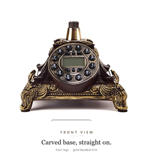 Antique Style Landline <b>Telephone</b>,Wooden Cabinet, Hotel Lobby Decor - Product Image 4
