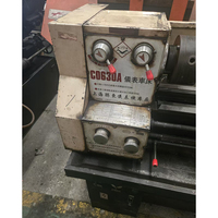 Mesin Bubut Logam Kecil Bekas C0630A Shanghai 38Mm Spindle Bore untuk Dijual