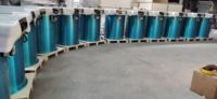 Prix de filtre collecteur de poussière industriel de type jet d'air supérieur de silo de ciment d'acier inoxydable