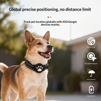 Collier intelligent pour animaux de compagnie avec GPS, compatible iOS et Android, Bluetooth 5.0, anti-perte, étanche IP68, alarme de suivi, positionnement à distance, batterie