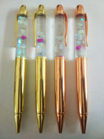 Stylo à bille promotionnel personnalisé, nouveauté, liquide, stripper, PVC, révélation 3D, flotteur, fille sexy, hommes et femmes nus, stylo flottant