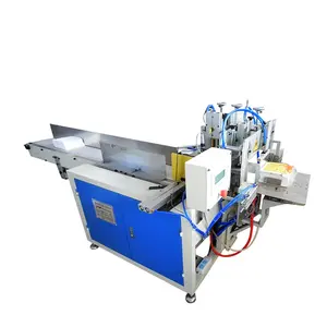 8-12bags/min Semi Auto Table Dinner Napkin Paper Packaging Machine