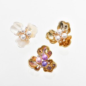 Jfrb099 Mới Lớn Hoa Thời Trang Nút Bìa Khuy Măng Sét Đồ Trang Sức Thời Trang Rhinestone Nút Bao Gồm Cho Phụ Nữ Áo Sơ Mi - Product Image 1