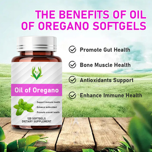 Cápsulas de aceite de orégano de gran venta con vitamina D3 que impulsan tu bienestar en movimiento, promueven la salud intestinal, cápsulas de aceite de semilla negra - Product Image 2