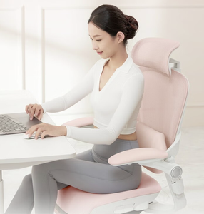 Motostuhl-Reposabrazos abatible para <span class=keywords><strong>mujer</strong></span> y <span class=keywords><strong>mujer</strong></span>, <span class=keywords><strong>silla</strong></span> ergonómica rosa para <span class=keywords><strong>oficina</strong></span> en casa - Product Image 2